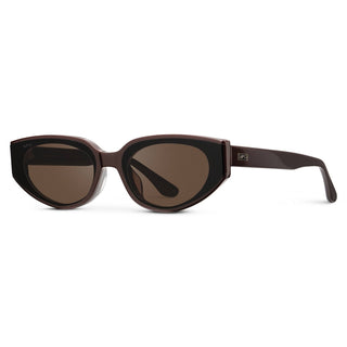 The Astra Anti-Reflective Cat-Eye Sunglasses in Mocha