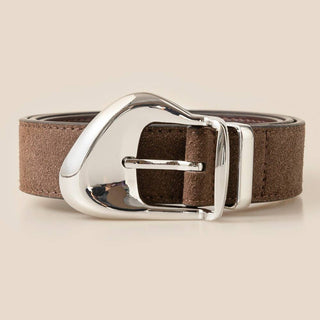 The Ornate Buckle Soft Leather Belt