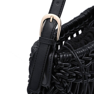 The Francesca Clutch in Black - Olive Street