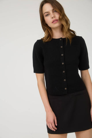 The Short Sleeve Button Cardigan