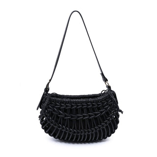 The Francesca Clutch in Black - Olive Street