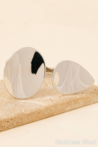 The Stainless Steel Abstract Cuff