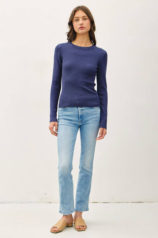 The Classic Crew Ribbed Long Sleeve