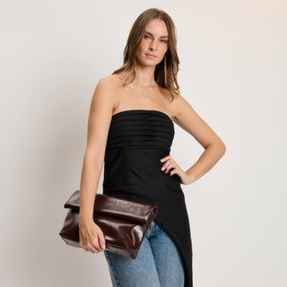 The Angela Crossbody in Black - Olive Street