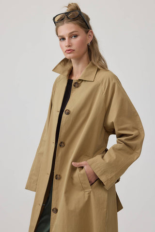 The Classic Belted Long Trench