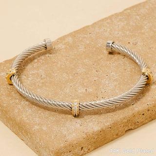 The Two Tone Rope Cuff