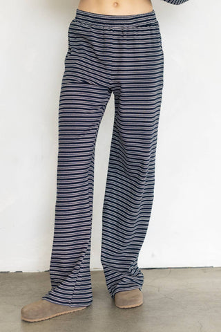 Lorenze Pants: WINE MULTI / L - Olive Street