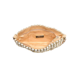The Rowan Evening Bag in Gold - Olive Street
