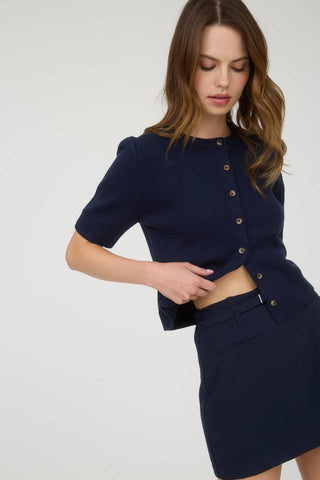 Belted Mini Skirt