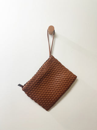 Woven Tote with Pouch