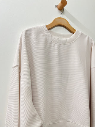 Ribbed Soft Pullover