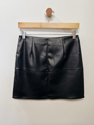 Vegan Column Mini Skirt