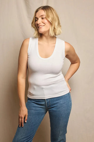 The Jordan U-Neck Ribbed Tank
