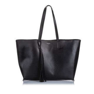 YSL Perforated Leather Shopping Tote