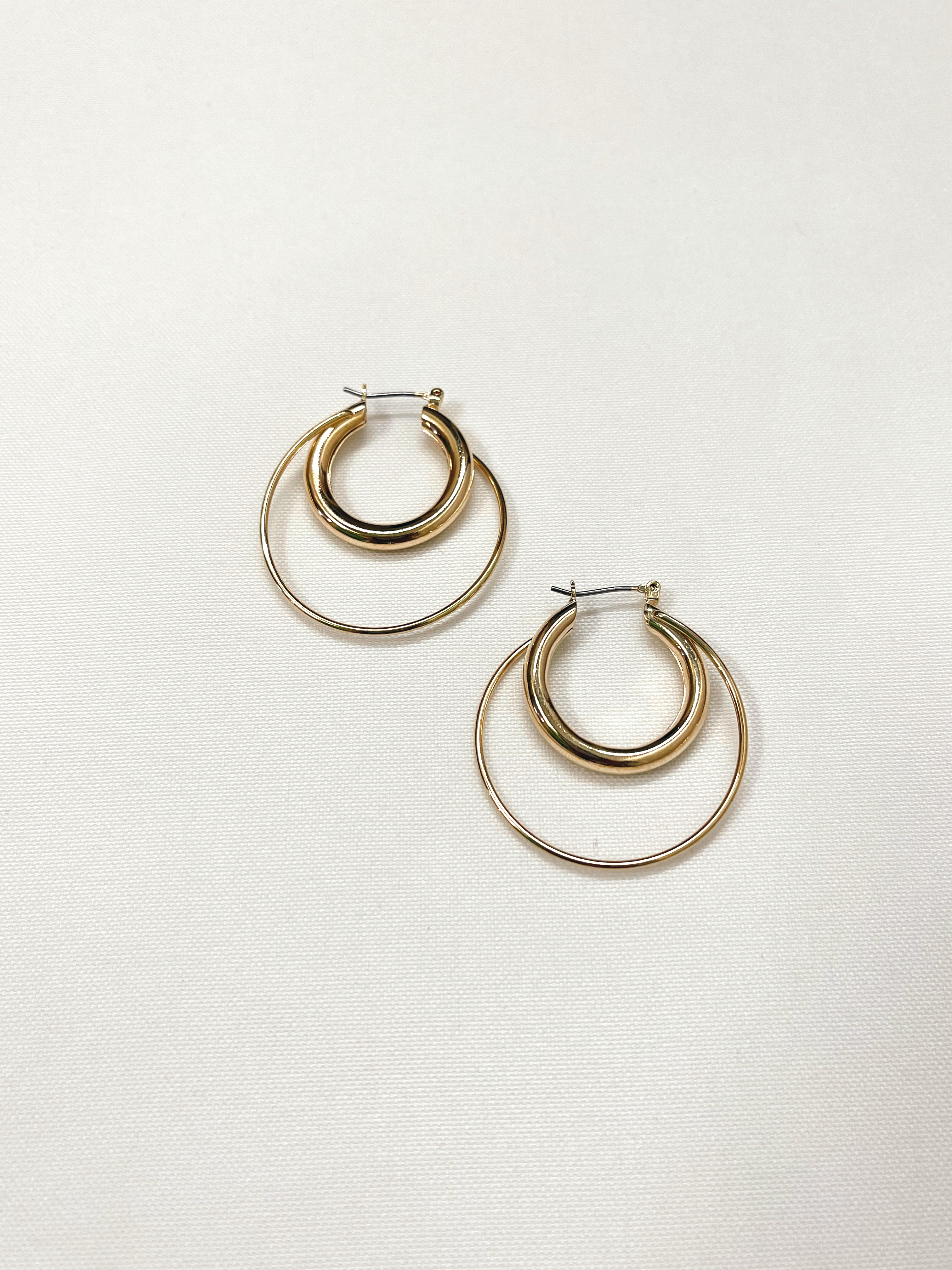 Double Layered Latch Hoop