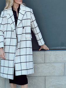 Windowpane Coat