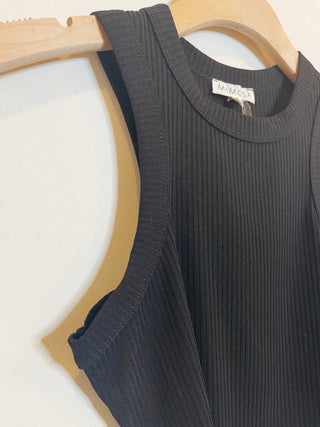 Cropped Ribbed Tank