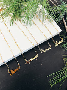 Cancer Zodiac Chain Necklace