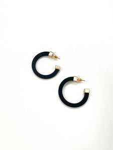 Black Wooden Hoop