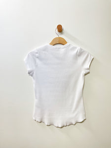Baby Rib Cap Sleeve Tee