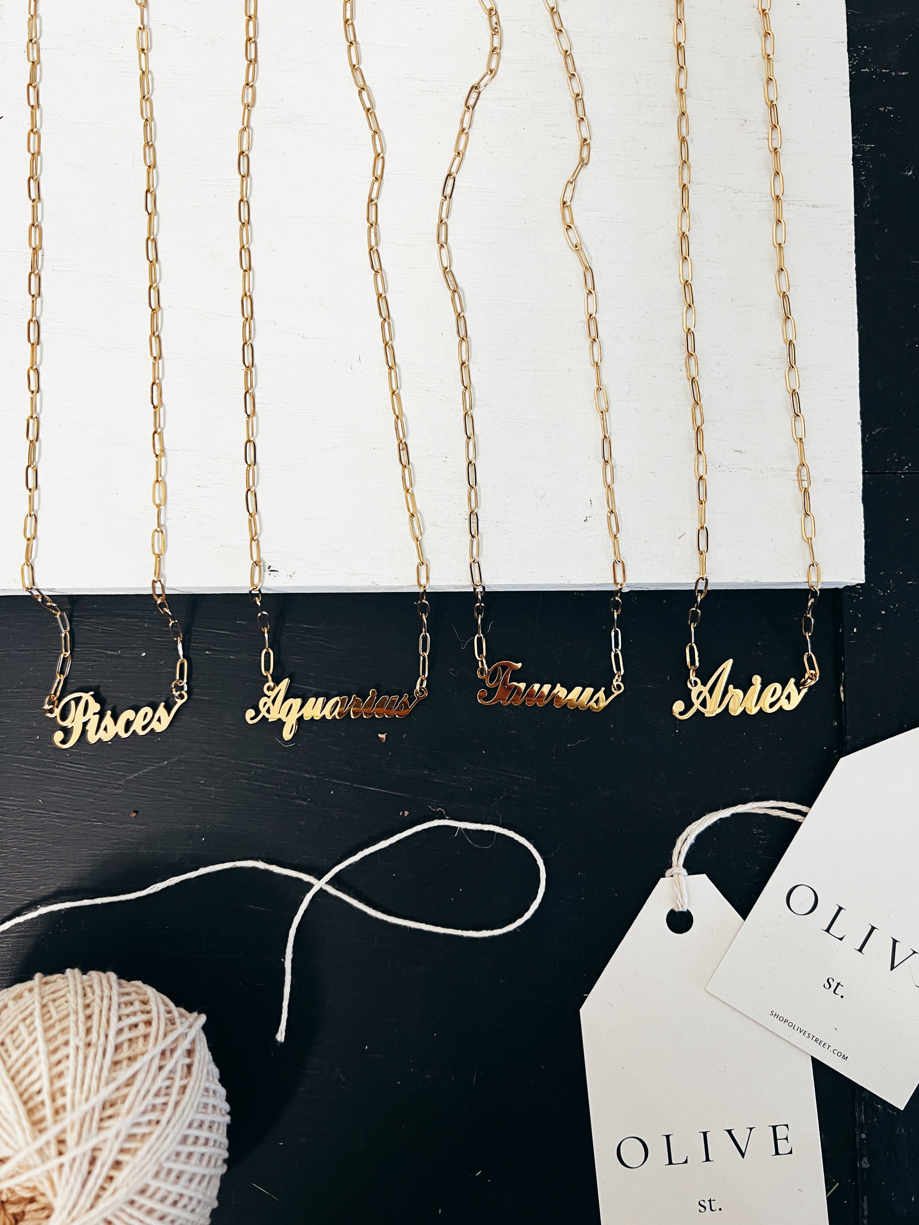 Scorpio Zodiac Chain Necklace