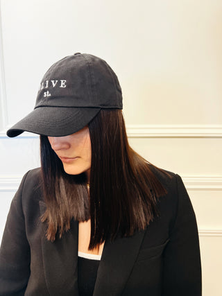 Embroidered Olive Street Baseball Cap