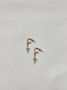 Snake Charm Mini Hoop