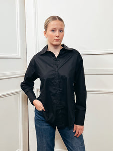 Bow Back Button Down Shirt