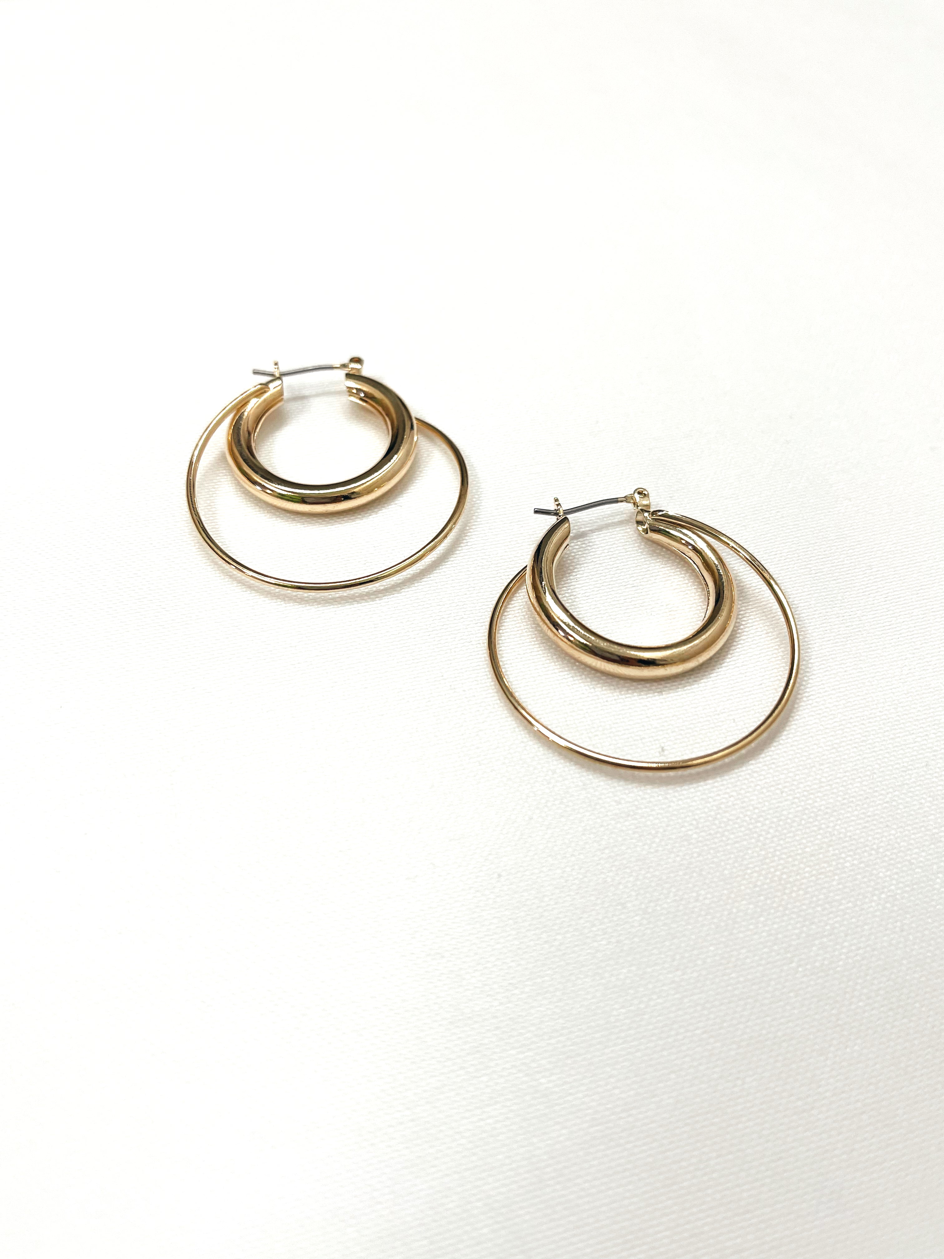 Double Layered Latch Hoop