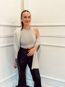 Cropped Ribbed Tank