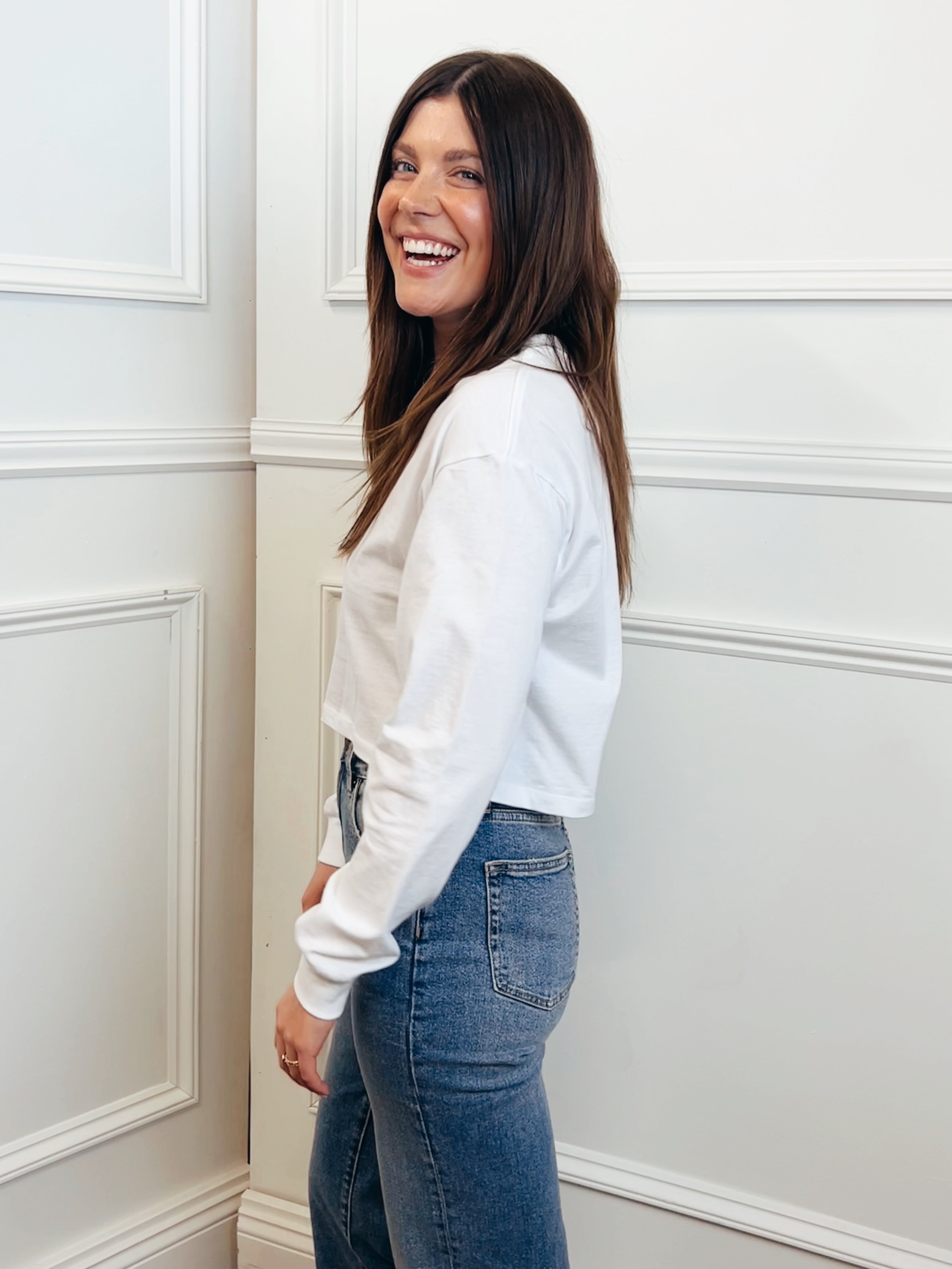 Long Sleeve Crop Tee
