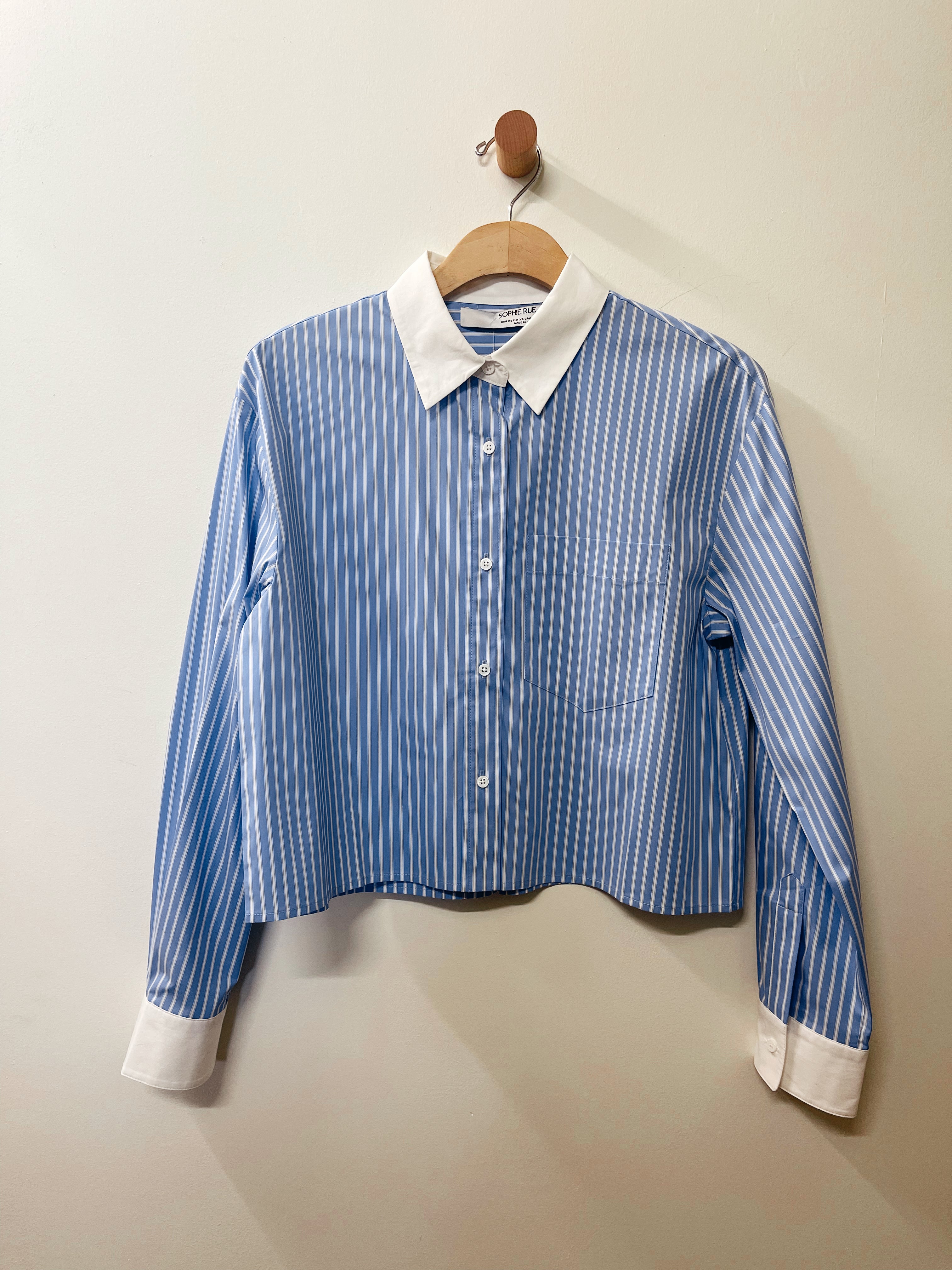 Emory Crop Menswear Shirt