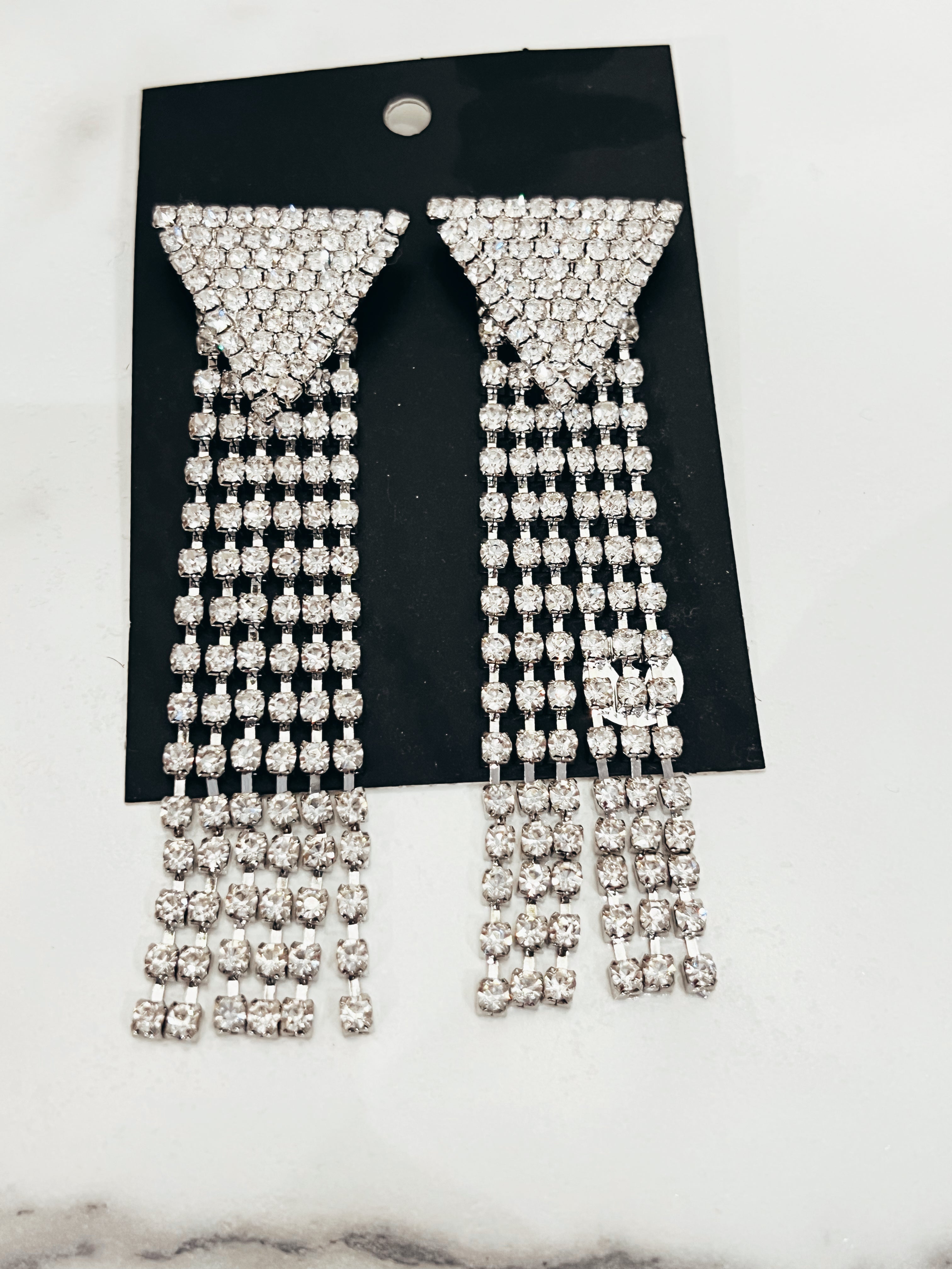 Geo Crystal Earring